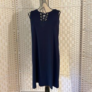 NWT MICHAEL KORS Womens Classic
Navy Summer Dress Plus Size XL
RETAILS $110.00